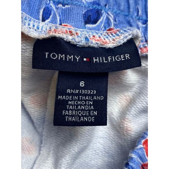 Tommy Hilfiger Girls Bundle Set of 2 Cotton Blend Ruffle Hem Shorts Size 6 - Picture 7 of 8